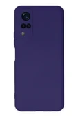 Vivo Y53S Kılıf Nano içi Kadife Silikon - Mor-(5796) thumbnail 1