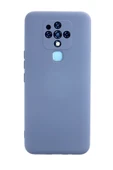 Tecno Camon 16 Kılıf Nano içi Kadife Silikon - Gri-(5796) thumbnail 1