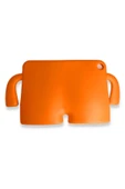 iPad 10.2 (7.nesil) Kılıf Karakter Tablet Silikon - Turuncu-(5796) thumbnail 2