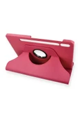 Samsung Galaxy T860 Tab S6 10.5 Kılıf 360 Tablet Deri Kılıf - Pembe-(5796) thumbnail 1