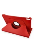 Huawei MatePad Pro 10.8 Kılıf 360 Tablet Deri Kılıf - Kırmızı-(5796) thumbnail 1