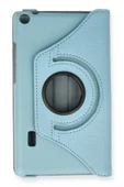 Huawei MediaPad T3 7 Kılıf 360 Tablet Deri Kılıf - Turkuaz-(5796) thumbnail 2