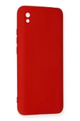 Xiaomi Redmi 9A Kılıf Nano içi Kadife Silikon - Kırmızı-(5796) thumbnail 3
