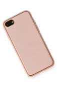 iPhone 7 Kılıf Coco Deri Silikon Kapak - Pembe-(5796) thumbnail 3