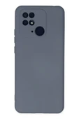 Xiaomi Redmi 10C Kılıf Nano içi Kadife Silikon - Gri-(5796) thumbnail 1