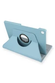 Samsung Galaxy P610 Tab S6 Lite 10.4 Kılıf 360 Tablet Deri Kılıf - Turkuaz-(5796) thumbnail 1