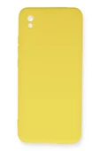 Xiaomi Redmi 9A Kılıf Nano içi Kadife Silikon - Sarı-(5796) thumbnail 1