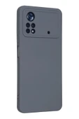 Xiaomi Poco X4 Pro 5G Kılıf Nano içi Kadife Silikon - Gri-(5796) thumbnail 3
