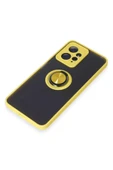 Xiaomi Redmi Note 12 4G Kılıf Montreal Yüzüklü Silikon Kapak - Sarı-(5796) thumbnail 5