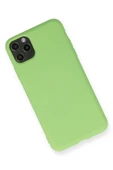 iPhone 11 Pro Max Kılıf Nano içi Kadife Silikon - Yeşil-(5796) thumbnail 2