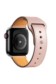 Apple Watch 38mm KR415 Luaz Deri Kordon - Pembe-(5796) thumbnail 1
