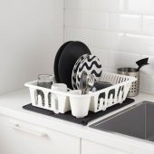 Tezgah Üzeri Bulaşık Kurutma Örtüsü IKEA Koyu Gri, 44x36 cm - 3
