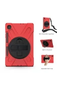 Samsung Galaxy P610 Tab S6 Lite 10.4 Kılıf Amazing Tablet Kapak - Kırmızı-(5796) thumbnail 2