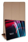 Samsung Galaxy T870 Tab S7 11 Kılıf Tablet Smart Kılıf - Rose Gold-(5796) thumbnail 1