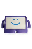 iPad 4 9.7 Kılıf Karakter Tablet Silikon - Mor-(5796) thumbnail 1