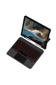 T5206D iPad 10.2 (7.nesil) Kılıf İnter Ledli Klavyeli Tablet Kılıfı - Siyah-(5796) thumbnail 1