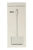 APR23 Iphone Otg 3in1 - Beyaz-(5796) thumbnail 3