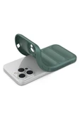 iPhone 14 Pro Kılıf Optimum Silikon - Koyu Yeşil-(5796) thumbnail 4