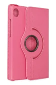 Samsung Galaxy X510 Tab S9 FE 11 Kılıf 360 Tablet Deri Kılıf - Pembe-(5796) thumbnail 1