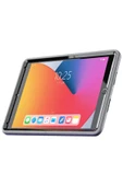 iPad 10.2 (7.nesil) Kılıf Hand Strap Tablet Kılıfı - Gri-(5796) thumbnail 3