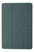 Xiaomi Redmi Pad SE Kılıf Kalemlikli Mars Tablet Kılıfı - Koyu Yeşil-(5796) thumbnail 1