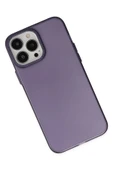 iPhone 13 Pro Kılıf Modos Metal Kapak - Derin Mor-(5796) thumbnail 2