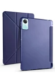 Xiaomi Redmi Pad SE 4G Kılıf Kalemlikli Mars Tablet Kılıfı - Lacivert-(5796) thumbnail 1