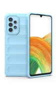 Samsung Galaxy A33 5G Kılıf Optimum Silikon - Sky Blue-(5796) thumbnail 1