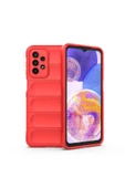 Samsung Galaxy A23 4G Kılıf Optimum Silikon - Kırmızı-(5796) thumbnail 1
