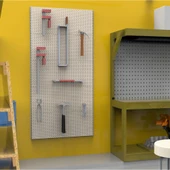 40x95x120 Cm Duvara Monte Hırdavat Rafı thumbnail 4