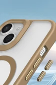 iPhone 15 Plus Kılıf Enka Magsafe Silikon Kılıf - Desert-(5796) thumbnail 2