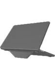 Macbook Air 15 2024 Macbook Deri Kapak - Gri-(5796) thumbnail 1