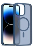 iPhone 14 Pro Max Jota Magsafe Kapak - Lacivert-(5796) thumbnail 4