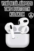 3.Nesil TWS Bluetooth Kulaklık Mikrofonlu ANC Özelliği Dokunmatik Kontrol thumbnail 2