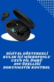 Çift Kulaklık Kampanyası Dokunmatik Kontrol Kulak İçi Yüksek Ses Kaliteli Mikrofonlu thumbnail 1