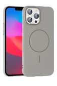 iPhone 14 Pro Max Broş Magsafe Kapak - Titan Gri-(5796) thumbnail 1