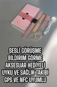 Akıllı Saat Sesli Görüşme Bildirim Görme Uyku ve Sağlık Takibi thumbnail 1
