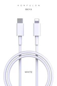 DC13 1M 20W Type-C to Lightning Kablo iphone Uyumlu-(5796) thumbnail 1