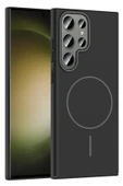 Samsung Galaxy S24 Ultra Broş Magsafe Kapak - Siyah-(5796) thumbnail 1