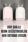 Hava Nemlendirici Aromaterapi Hava Temizleyici Renk Değiştirebilen thumbnail 1
