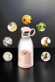 El Blender Taşınabilir Meyve Blender Şarj Edilebilir Taşınabilir Blender Elektrikli thumbnail 5