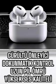 3.Nesil TWS Bluetooth Kulaklık Mikrofonlu ANC Özelliği Dokunmatik Kontrol thumbnail 1