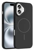 iPhone 16 Broş Magsafe Kapak - Siyah-(5796) thumbnail 1