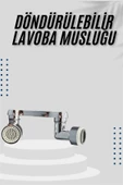 Dönebilen Musluk Başlığı Akrobat Mutfak Banyo Musluk Ucu Başlığı Oynar Başlıklı thumbnail 2