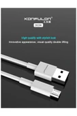 DC04 Süper Hızlı Micro USB Kablo 1M 2A-(5796) thumbnail 2