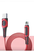 DC24 Micro USB Kablo 1.2M 4A - Kırmızı-(5796) thumbnail 1