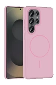 Samsung Galaxy S25 Ultra Broş Magsafe Kapak - Pembe-(5796) thumbnail 1