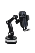 Vlike V13 Vantuzlu 360 Derece Ayarlanabilir Araç Tutucu - Siyah-(5796) thumbnail 2