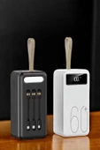 Powerbank 60.000 MAH Dijital Göstergeli 4 Portlu Taşınabilir thumbnail 5