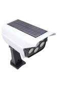 Solar Bahçe Aydınlatması Hareket Sensörlü Uzaktan Kumandalı Kamera Görünümlü thumbnail 4